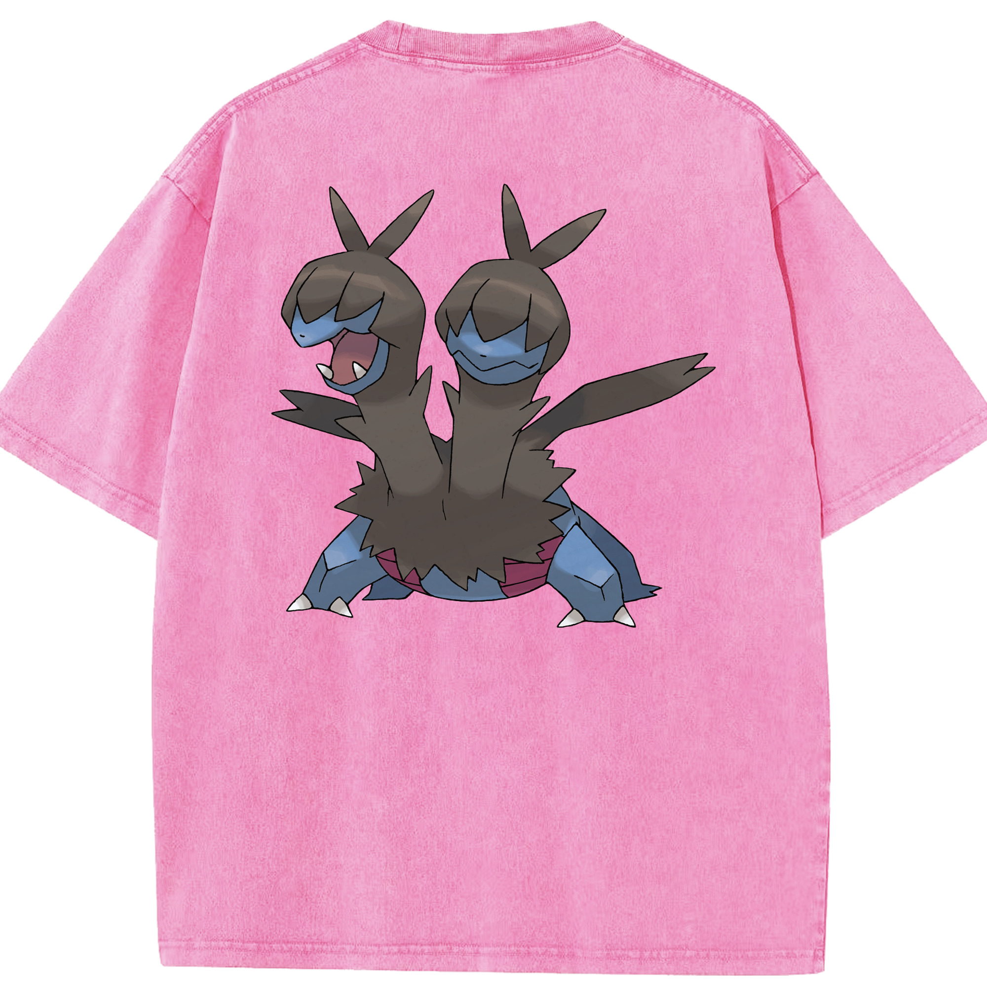 （画像用） ポケットモンスター Pokémon 綿100% ヴィンテージ風 半袖Tシャツ（背面プリント）